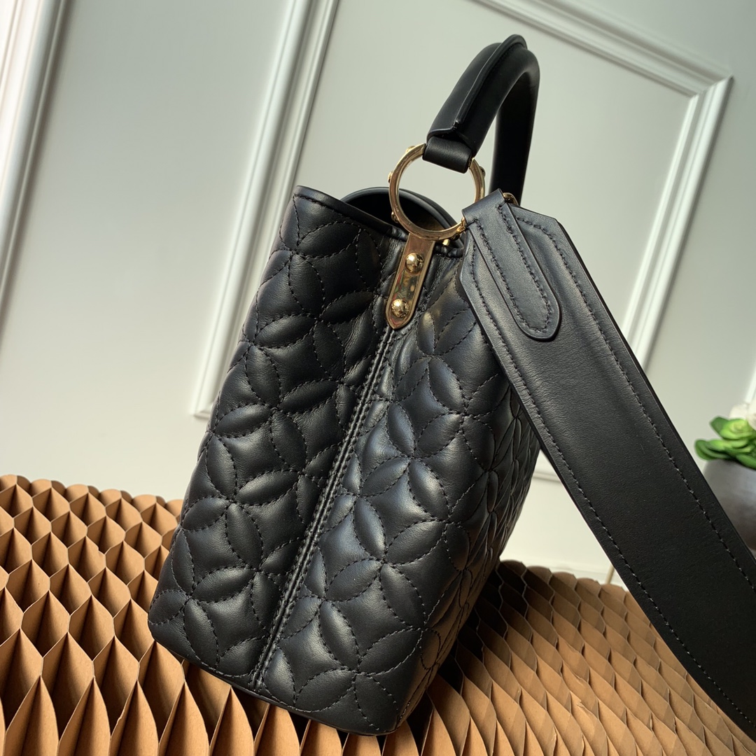 l0vis Vvtt0n capucines mm monogram flower black m55366 31 x 20 x 11 cm