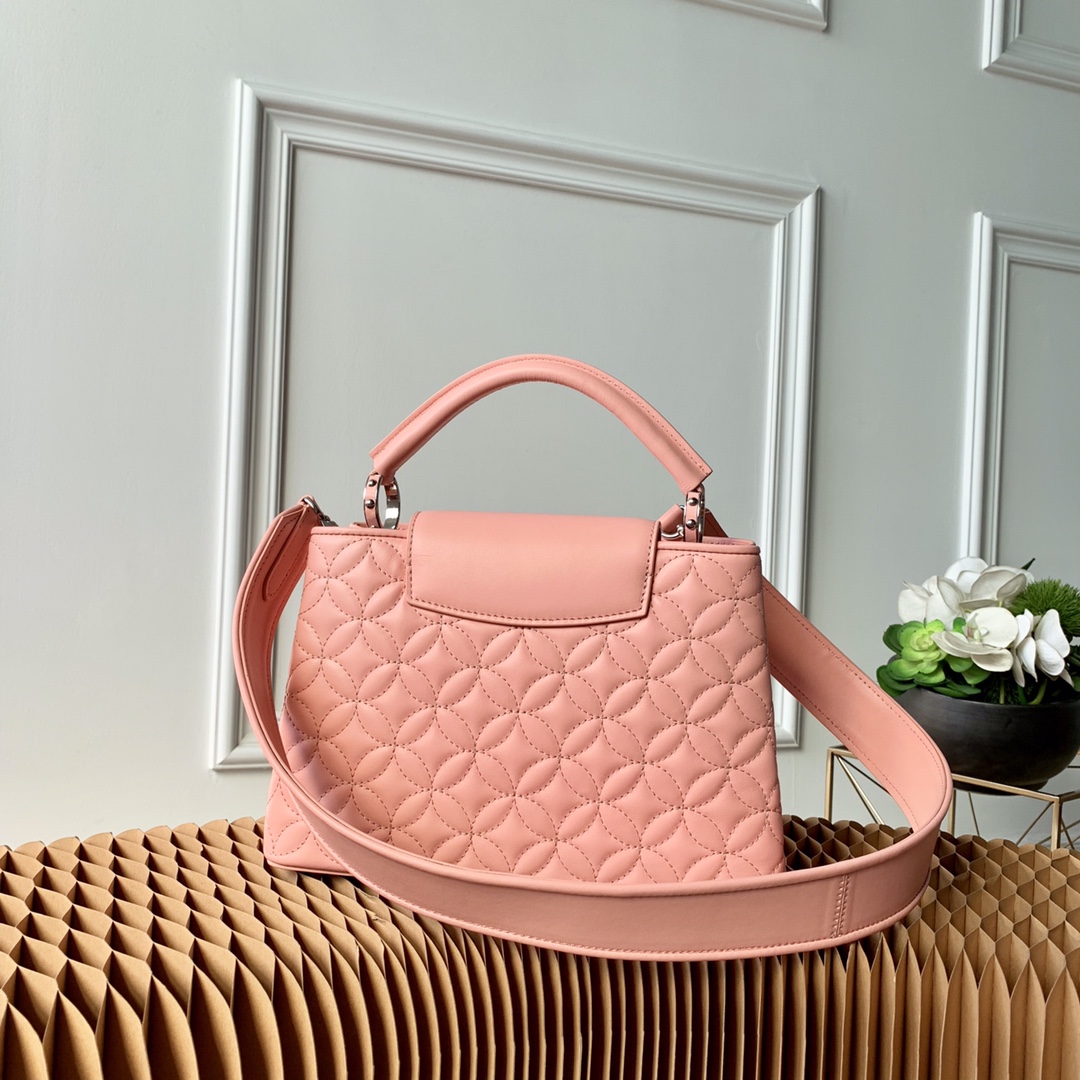 l0vis Vvtt0n capucines bb monogram flower pink m55366 27 x 18 x 9 cm