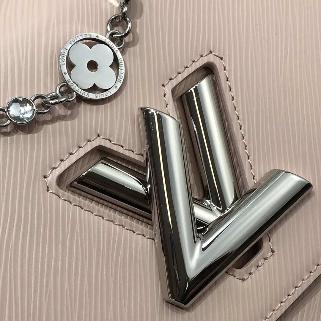 l0vis Vvtt0n twist mm epi cowhide leather light pink m55411 23 x 17 x 9.5 cm