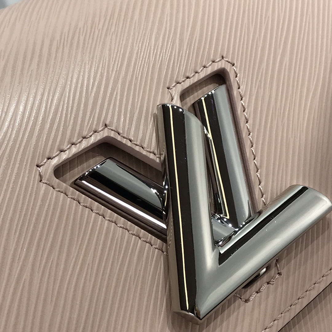 l0vis Vvtt0n twist pm epi cowhide leather light pink m55531 19 x 15 x 9 cm