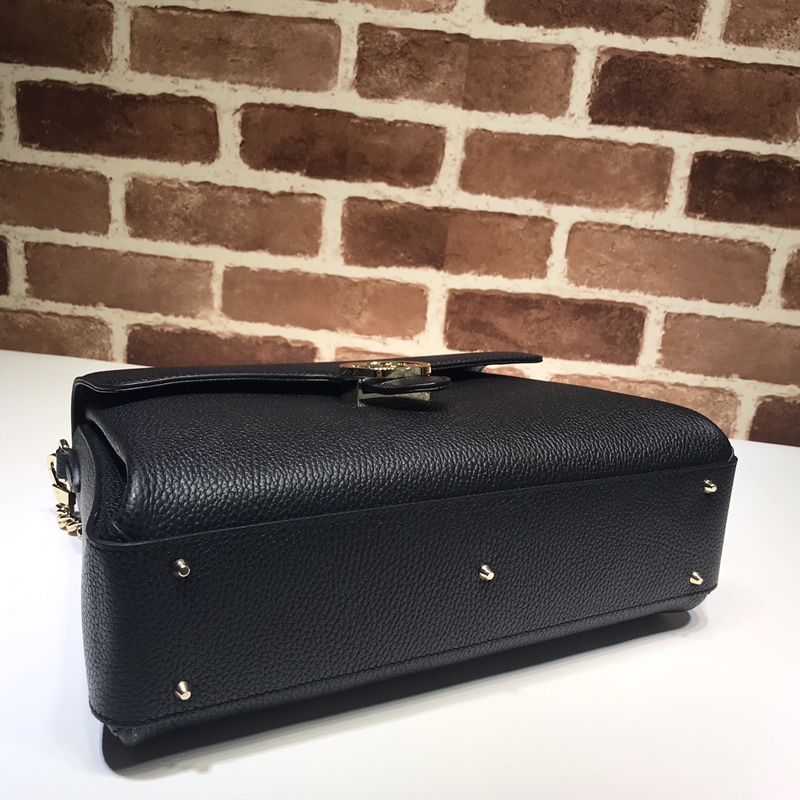 Gvc*1 large interlocking gg shoulder bag black 510306 32 x 20 x 12 cm