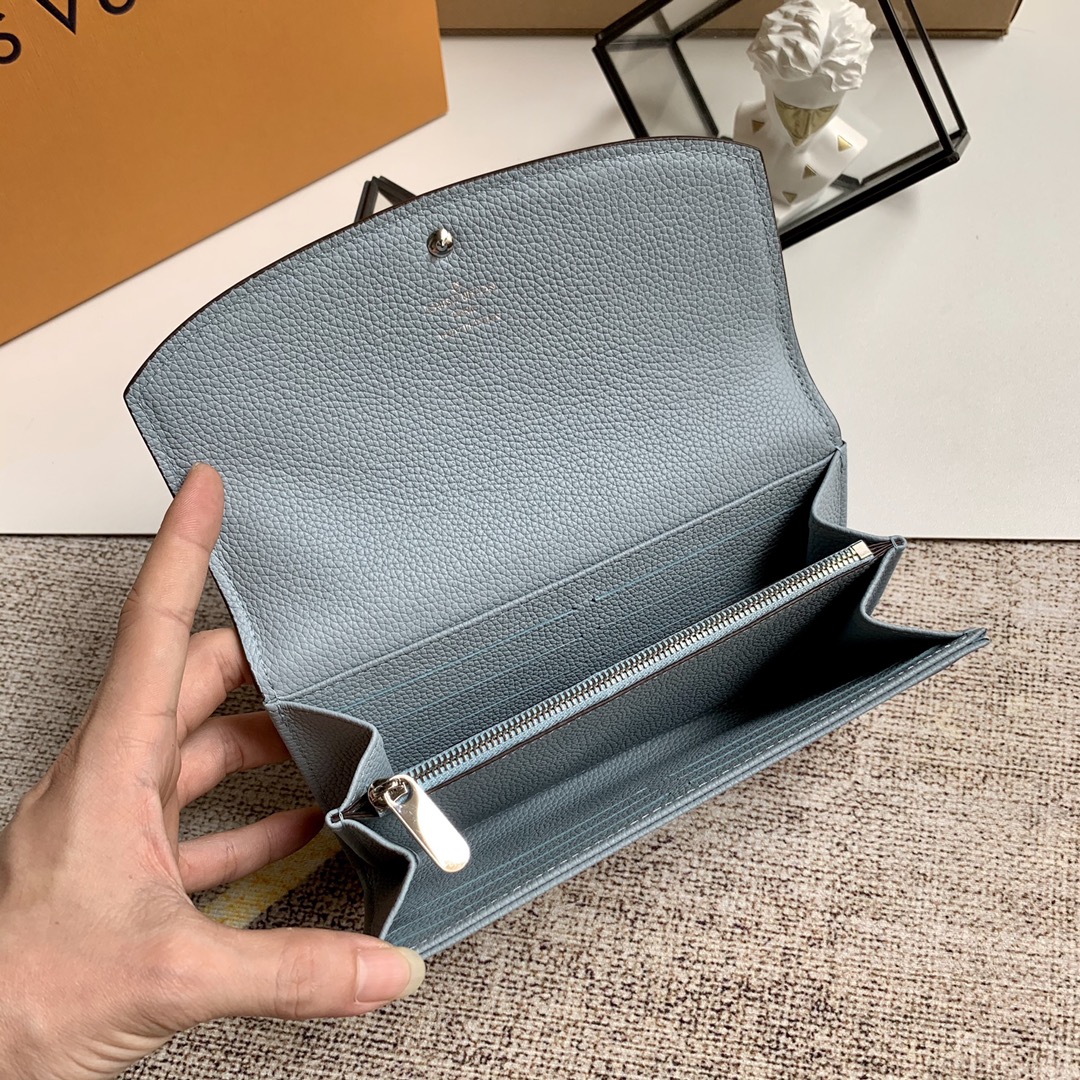 l0vis Vvtt0n iris wallet monogram pattern blue m60145 19 x 12 x 2 cm