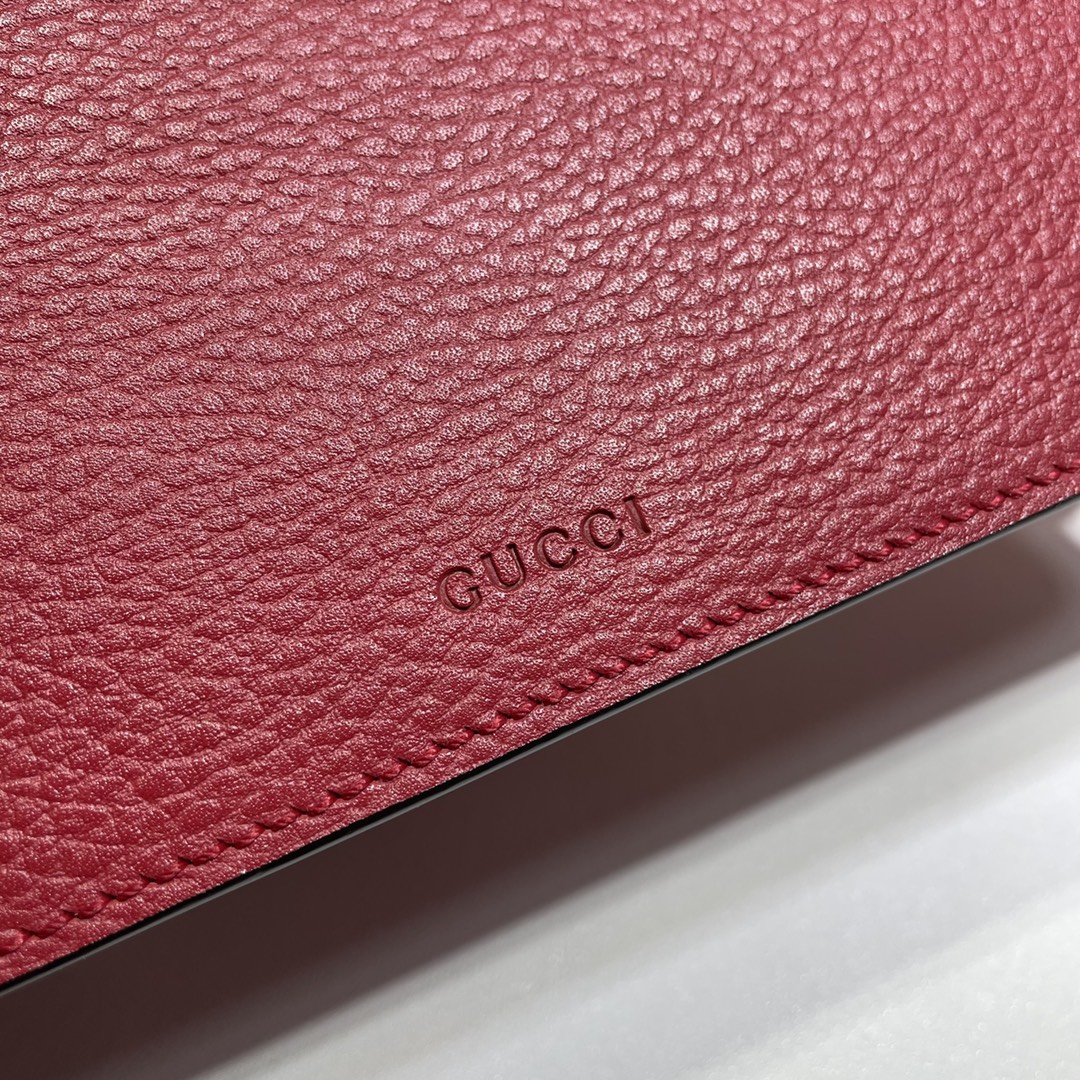 Gvc*1 small dionysus shoulder bag leather red 400249 28 x 18 x 9 cm