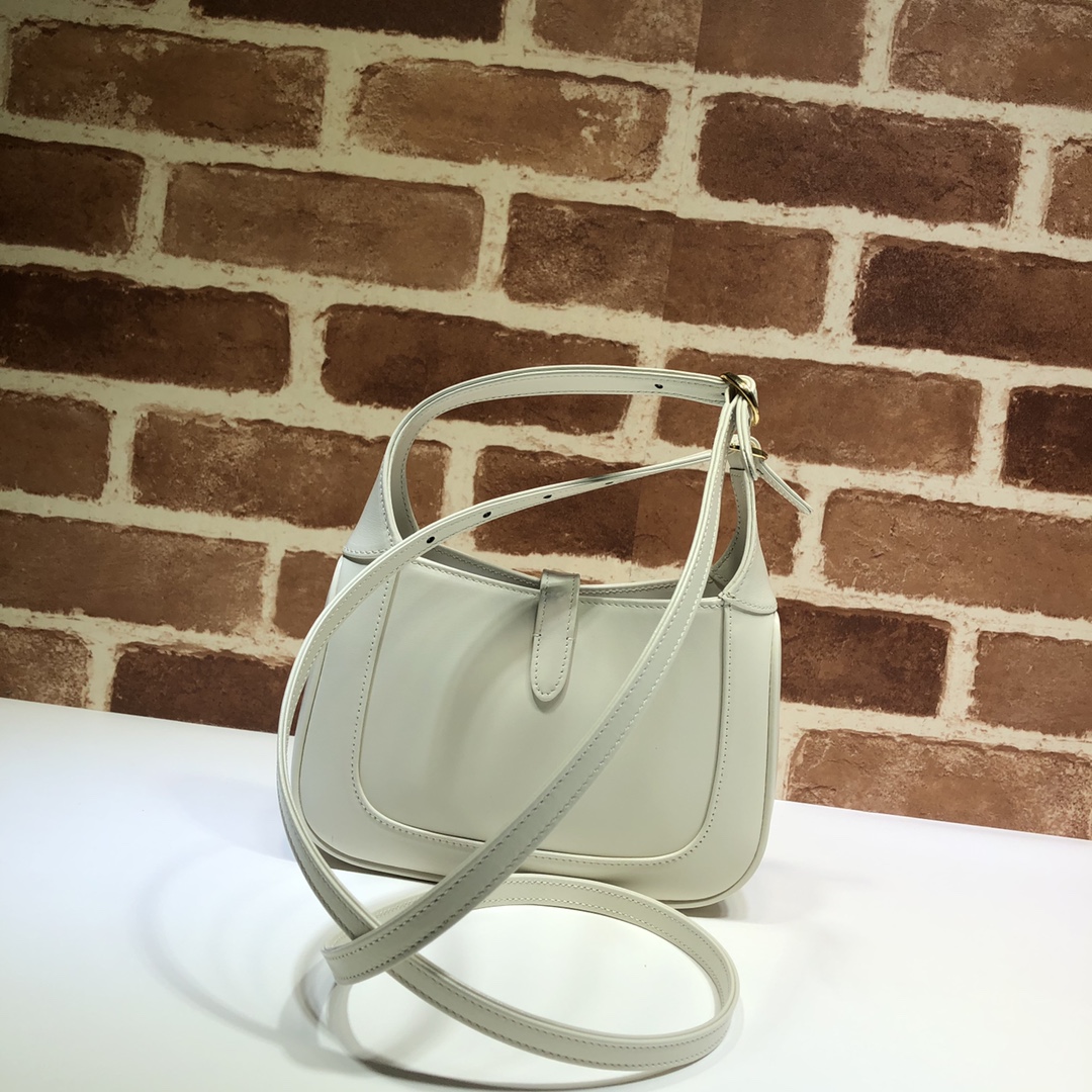 Gvc*1 mini jackie 1961 shoulder bag leather white 637091 19 x 13 x 3 cm