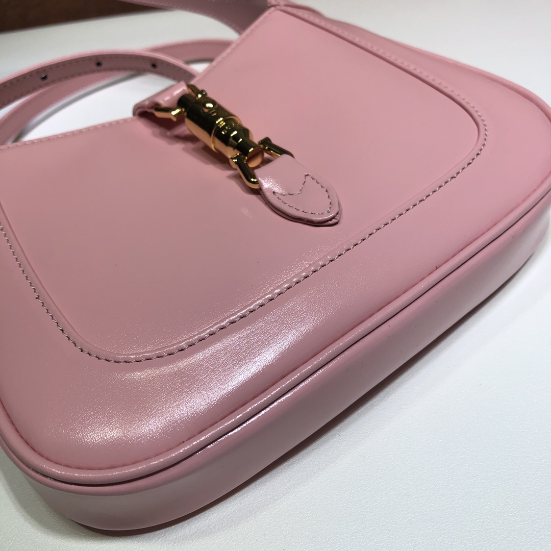 Gvc*1 mini jackie 1961 shoulder bag leather pink 637091 19 x 13 x 3 cm