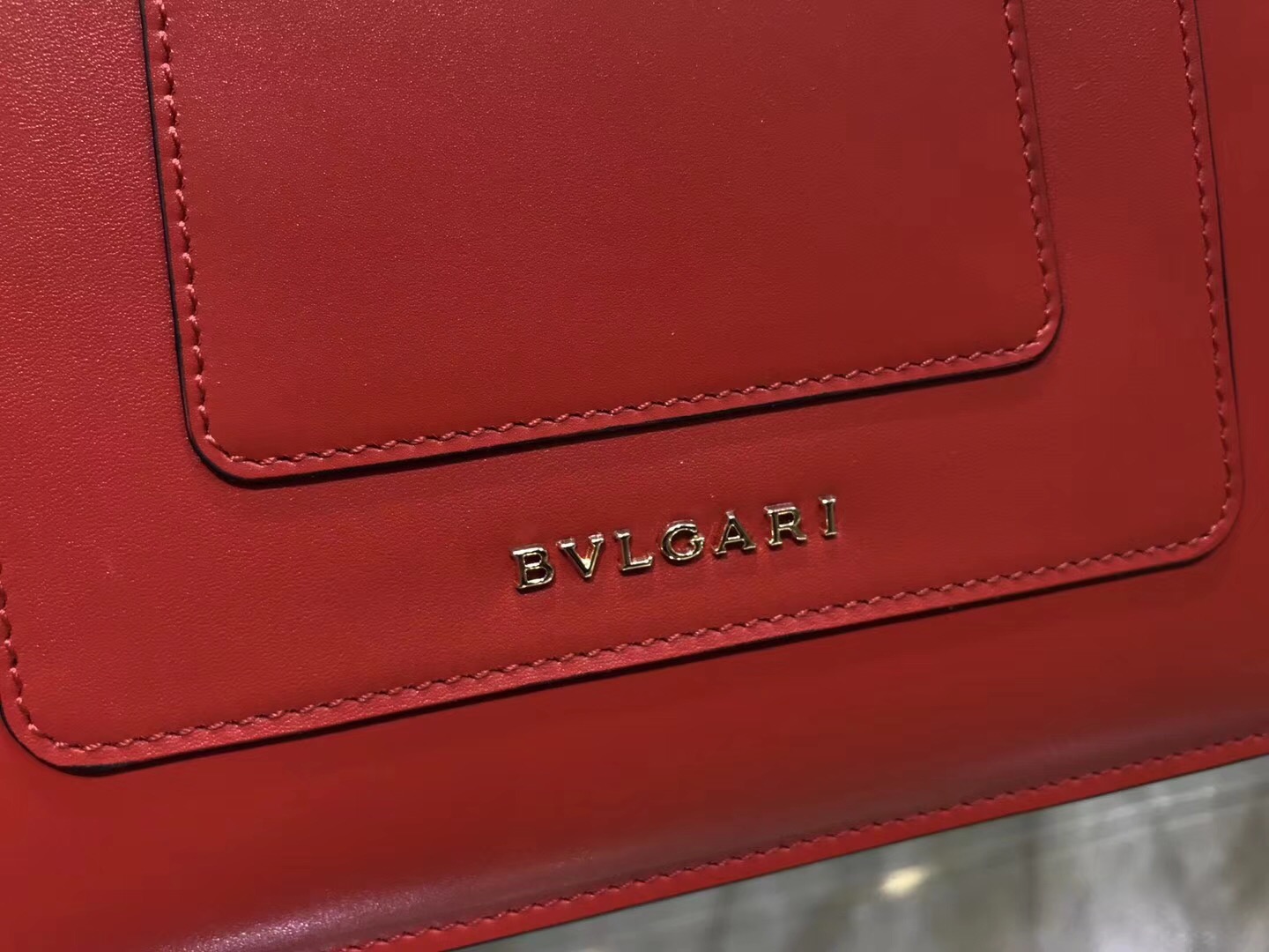 Bv1g*ai serpenti forever crossbody bag leather red 280165 20 x 16 x 9 cm