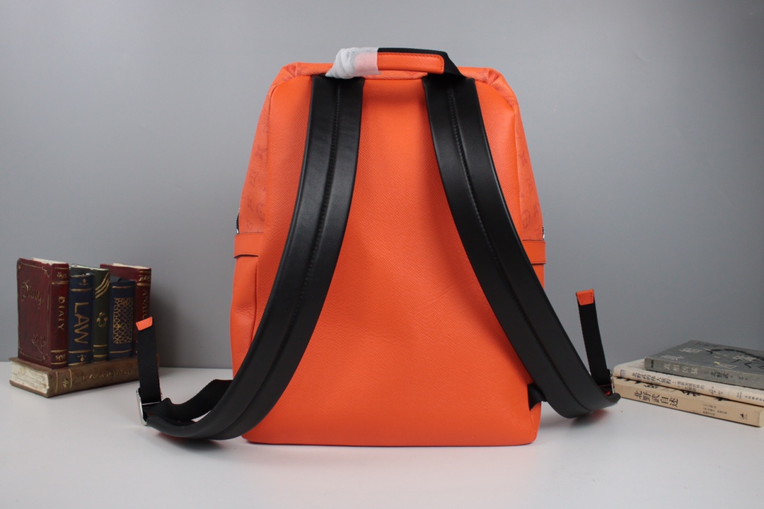 l0vis Vvtt0n discovery backpack pm monogram canvas and taiga leather orange m30230 37 x 40 x 20 cm