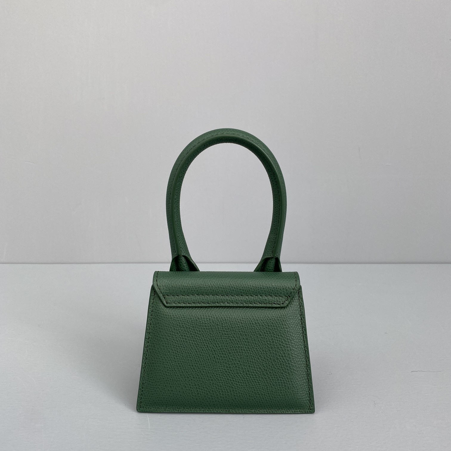 JACQUEMUS LE CHIQUITO Mini Leather Bag Green 213BA01 12 x 8 x 5 cm