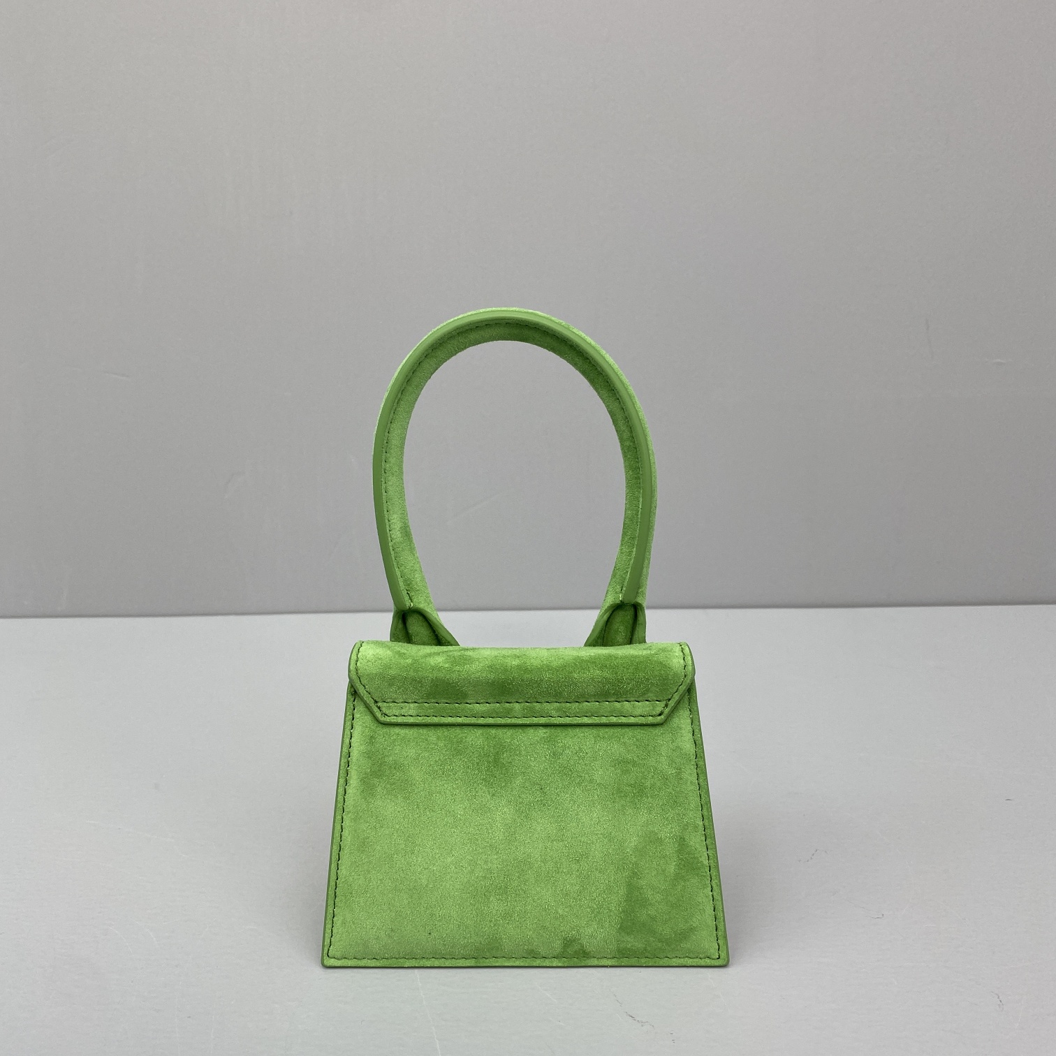 JACQUEMUS LE CHIQUITO Mini Velvet Bag Green 213BA01 12 x 8 x 5 cm