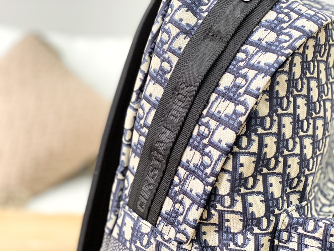 D10r travel backpack blue D10r oblique jacquard m6104 35 × 15 × 42 cm