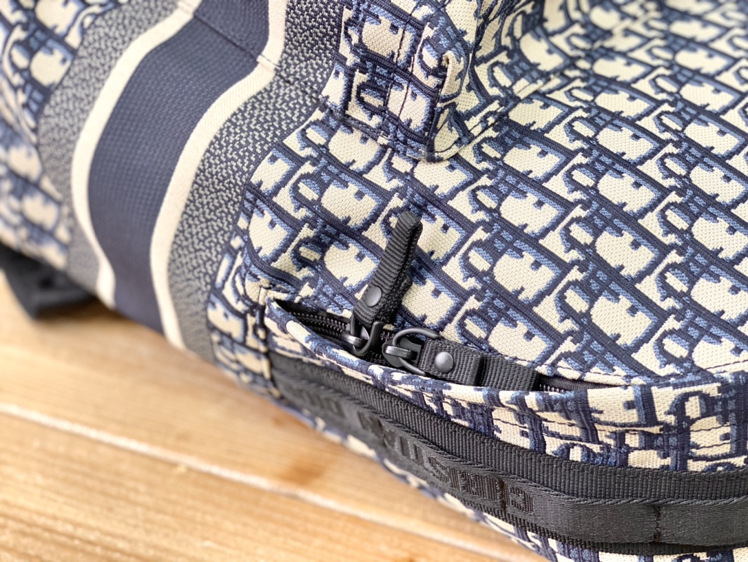 D10r travel backpack blue D10r oblique jacquard m6104 35 × 15 × 42 cm