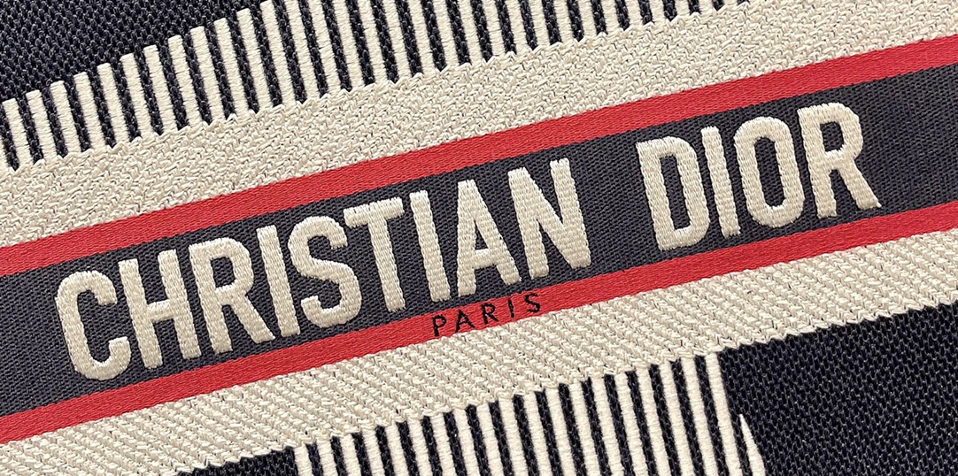 D10r small D10ralps book tote black three-tone embroidery m1296 36 cm