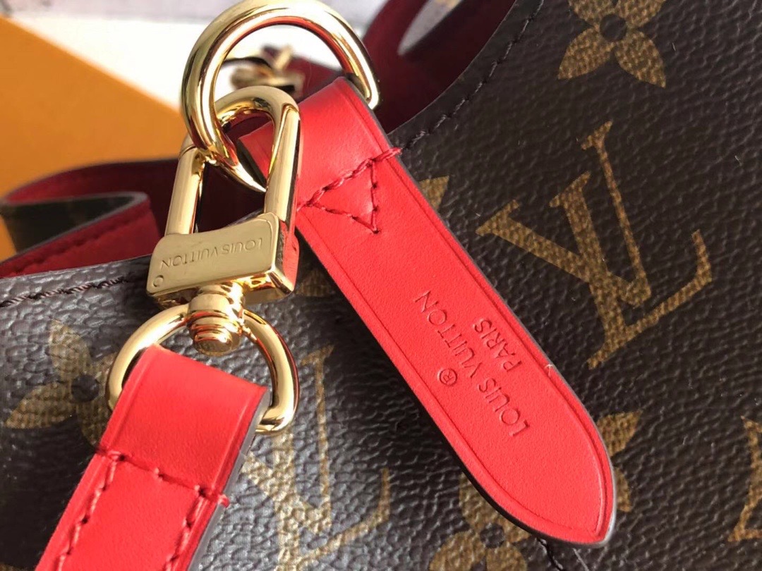 l0vis Vvtt0n nÉonoÉ mm monogram canvas coquelicot red m44021 26cm