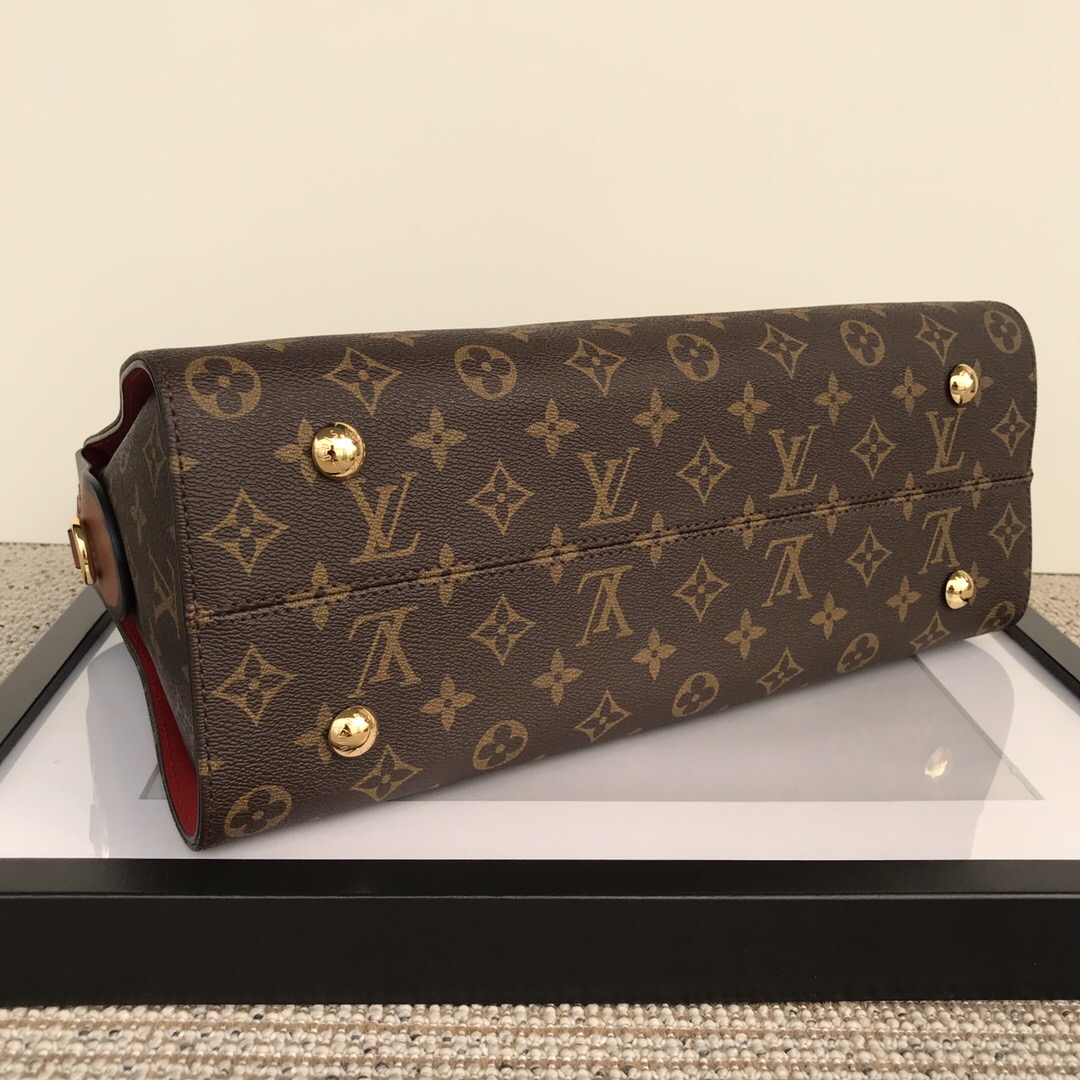 l0vis Vvtt0n tuileries tote bag monogram canvas brown m41456 35 x 24 x 13 cm