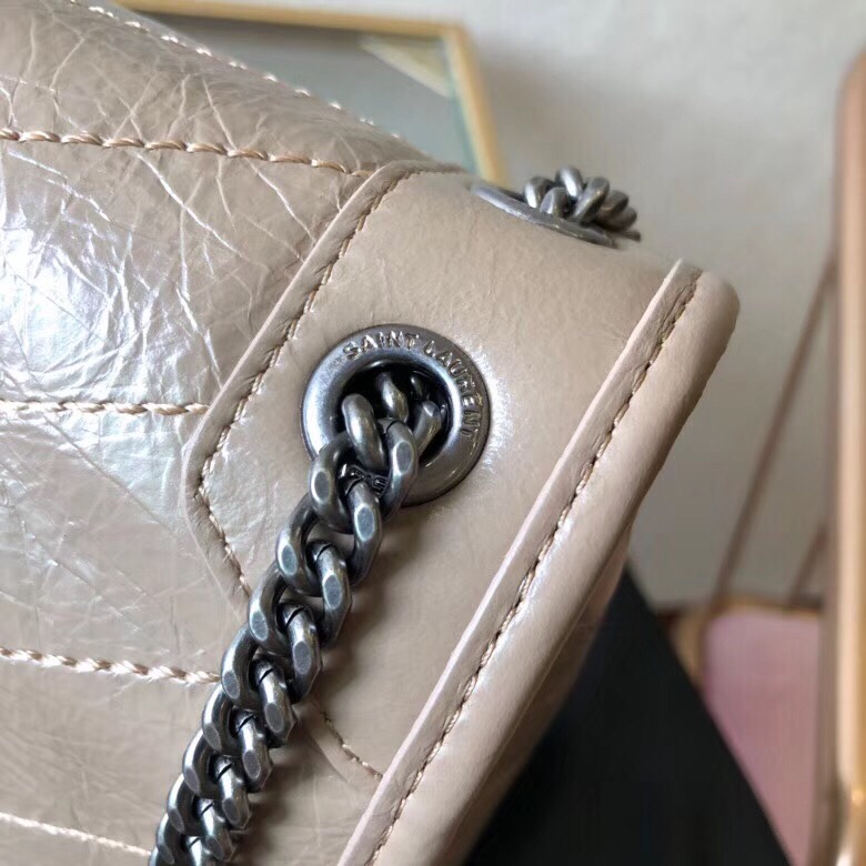 Y51 niki baby in lambskin leathe beige 5330371 22 x 16.5 x 12 cm