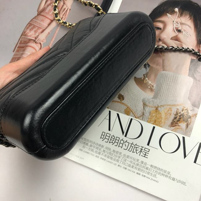 Ch**el gabrielle clutch black a94505 18 x 6 x 11 cm