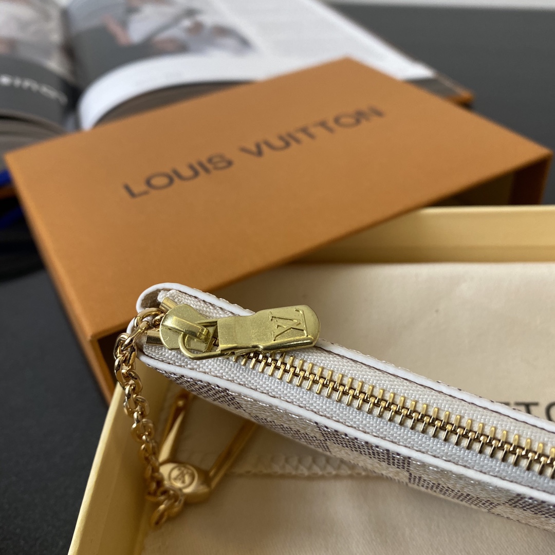 l0vis Vvtt0n key pouch damier azur cancas n62659 11.5 x 6.5cm