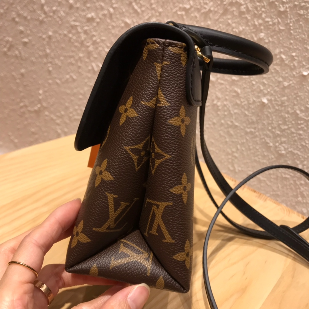 l0vis Vvtt0n locky bb bag monogram canvas black m44141 20 x 16 x 7.5 cm