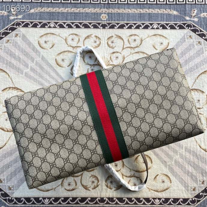 Gvc*1 hacker large graffiti beige and brown coated canvas 680125 38cm