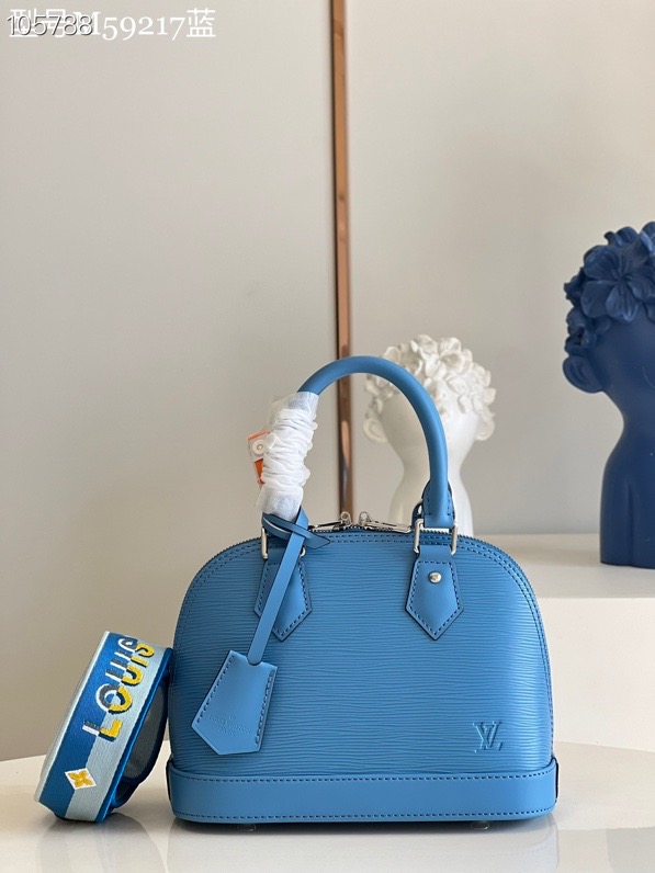 LV alma bag BB handbag M57341 blue 23.5cm