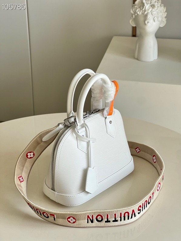 LV alma bag BB handbag M57341 white 23.5cm