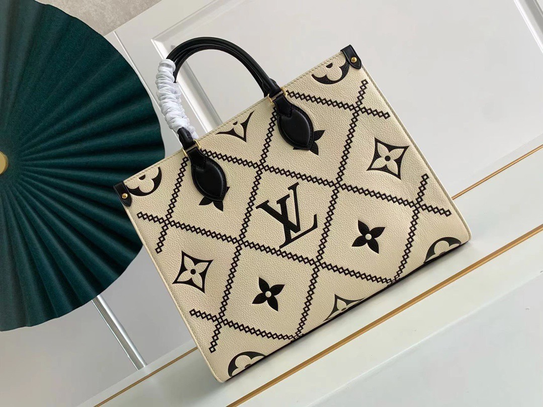 l0vis Vvtt0n onthego mm tote bag white m46015 35 cm