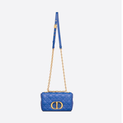 d10r small caro bag greek blue S*pple cannage calfskin m9241 20cm