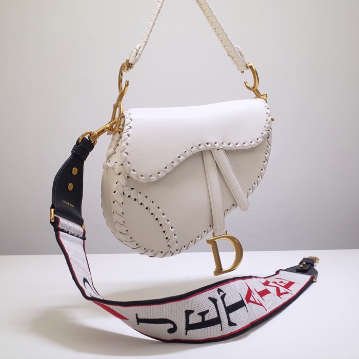 D10r saddle bag white woven style m0447cbaa 26cm 03