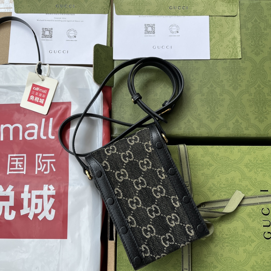 Gvc*1 epilogue mini black bag 625615 11.5cm