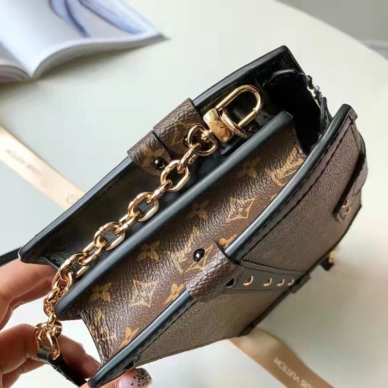 LV Trunk Clutch Monogram in Brown M43596 20cm
