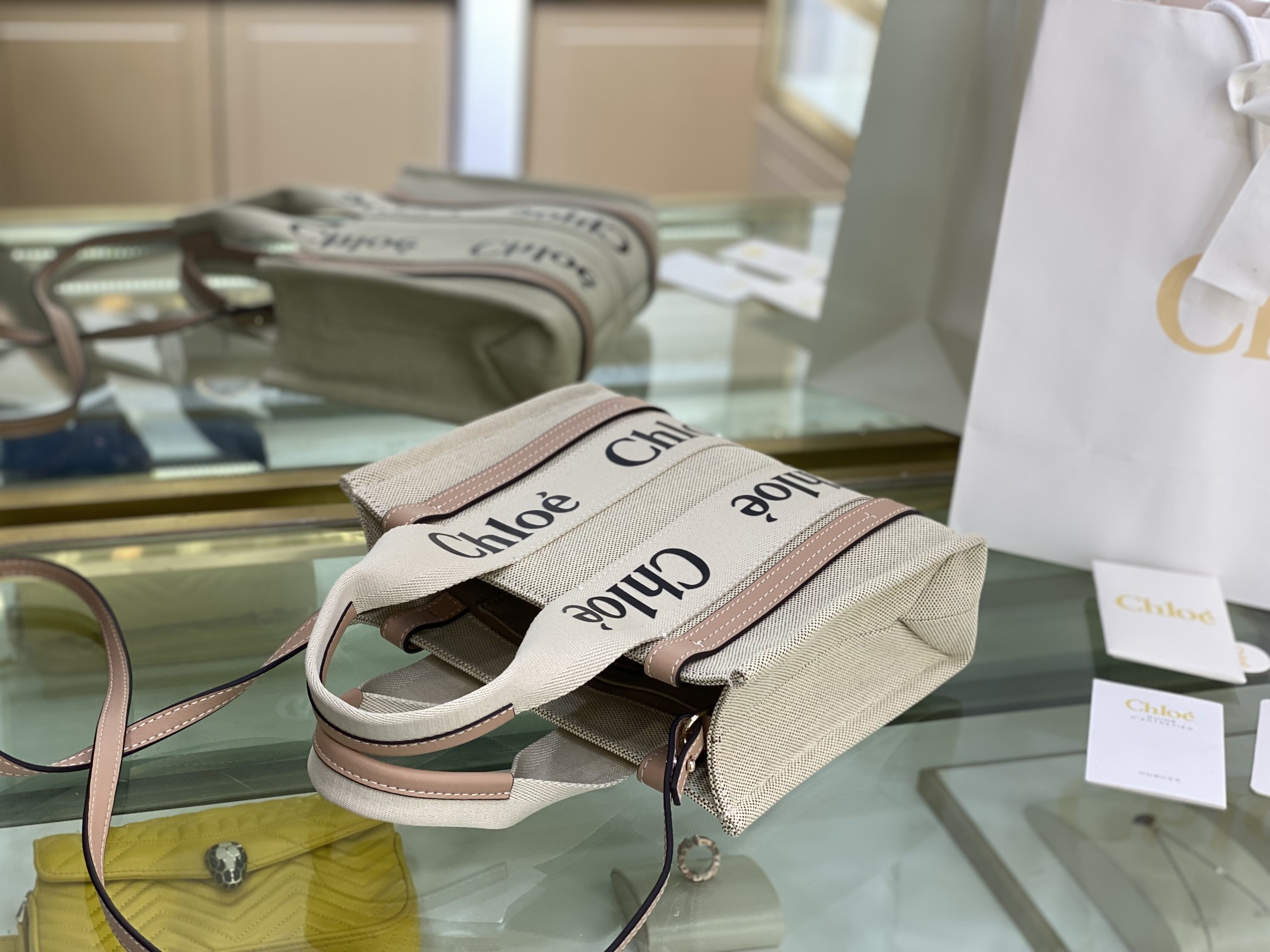 Chloe Woody tote bag N7666 26.5cm 05