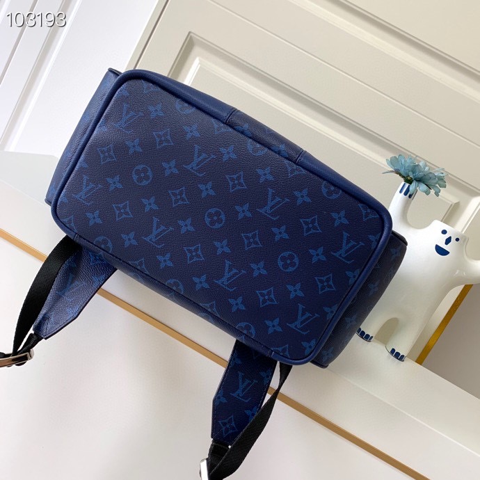 LV BACKPACK BLUE BAG M30419 37CM