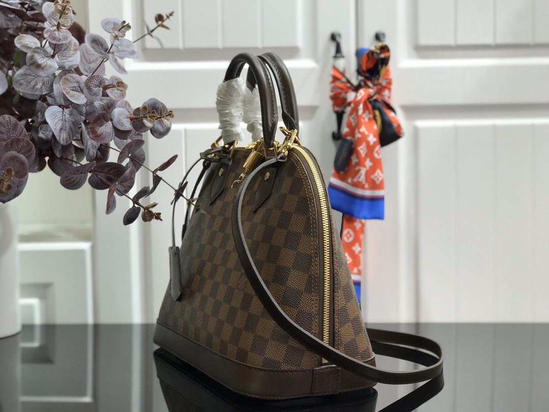 l0vis Vvtt0n alma pm damier ebene n53151 - 32x24x15cm