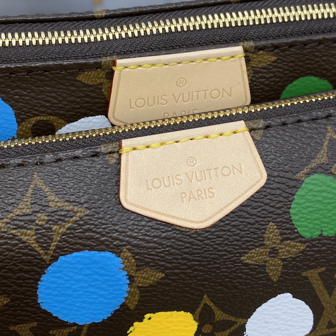 LV x YK Multi Pochette Accessoires M46385 - 25x14.5x4.5cm