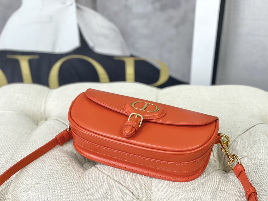 D10r bobby east - west bag smooth leather m9327 orange - 22x13x5cm