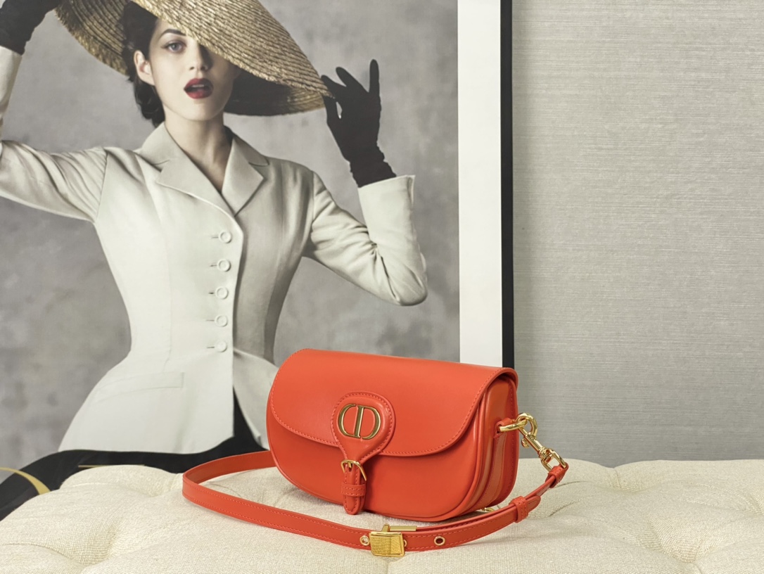 D10r bobby east - west bag smooth leather m9327 orange - 22x13x5cm