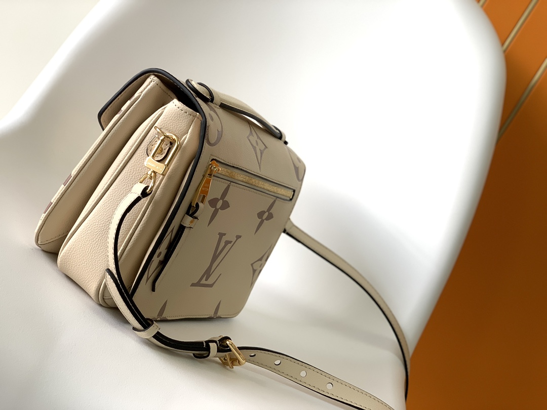 LV Pochette Métis Bicolo Monogram Empreinte Nude - M45773 - 25x19x7cm