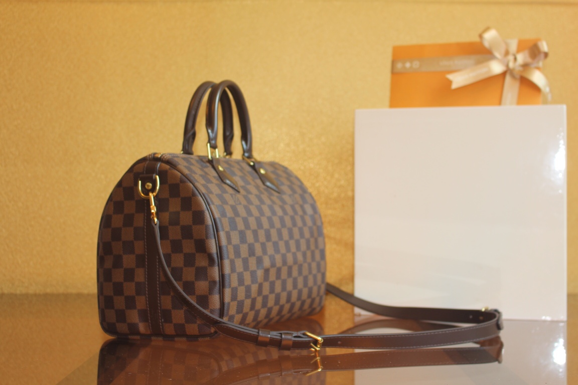 LV Speedy Bandouliere 30 N41367- 30 x 21 x 17 cm