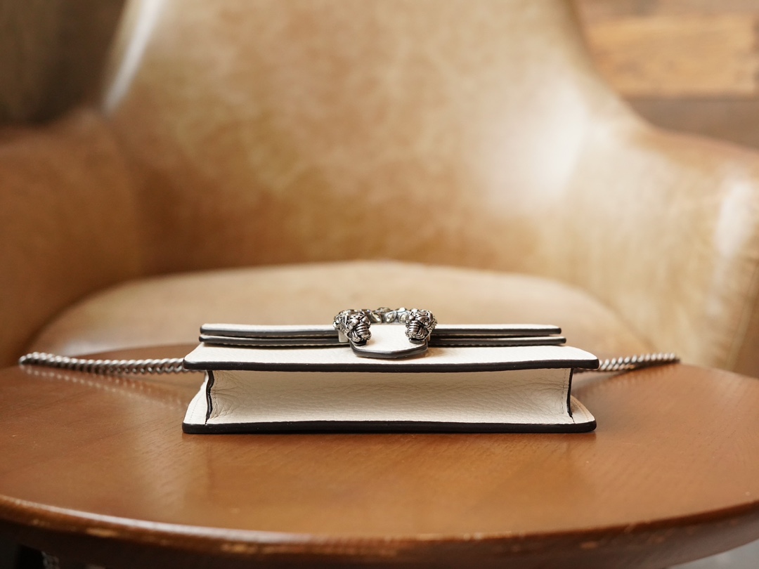 gvc*1 dionysus S*per mini leather bag white 476432 - 16.5x10x4cm