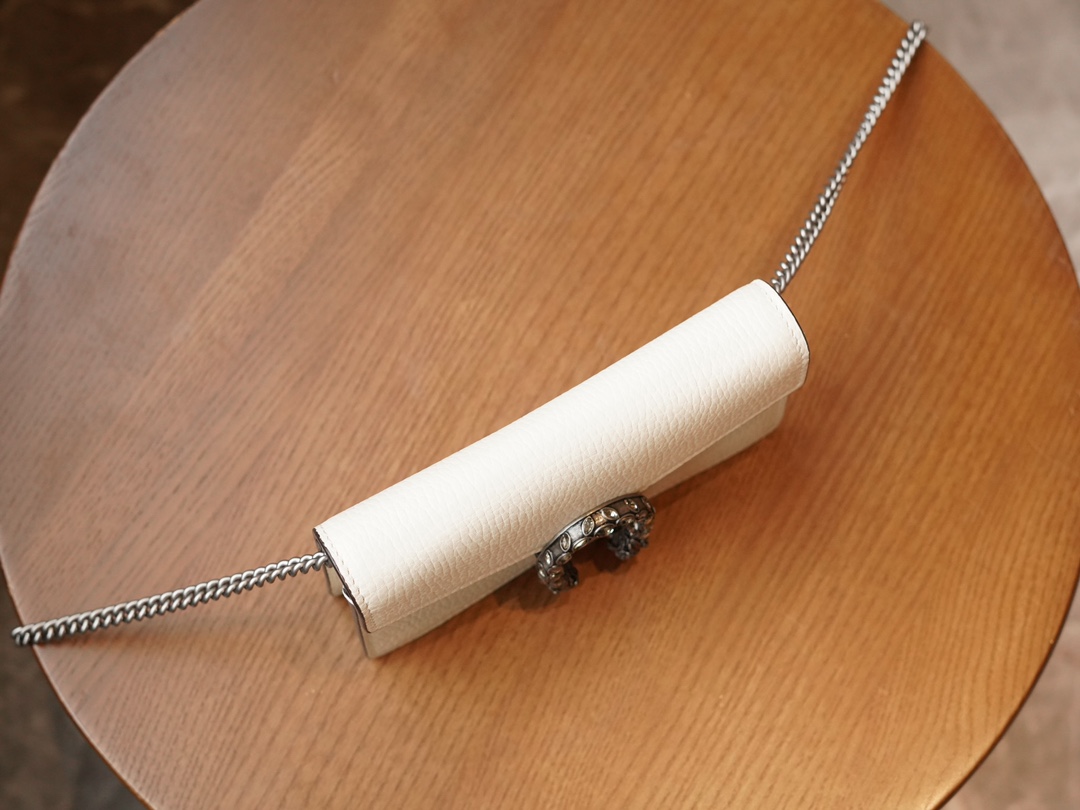 gvc*1 dionysus S*per mini leather bag white 476432 - 16.5x10x4cm