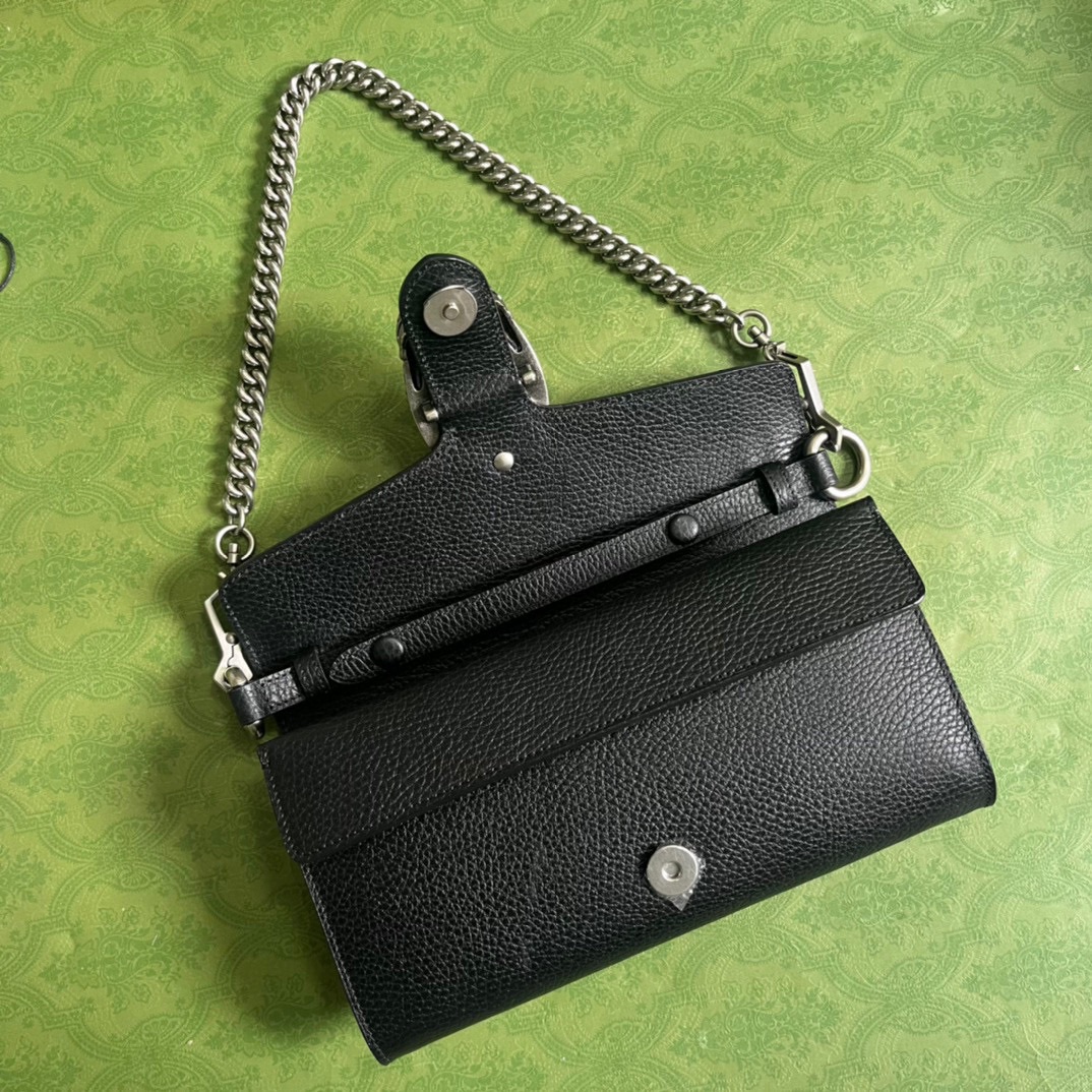 Gvc*1 dionysus small shoulder bag black 731782 - 25x14x4cm