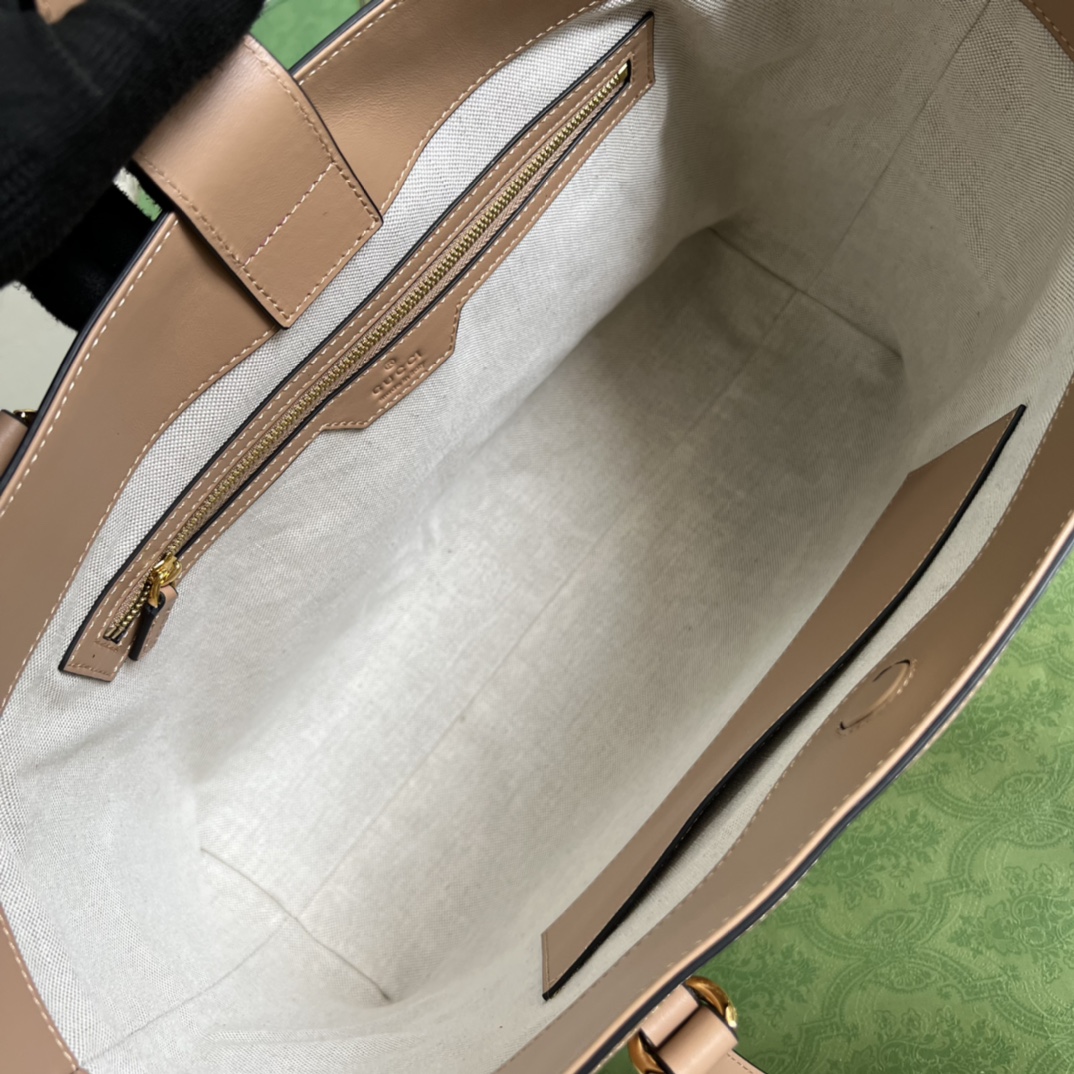 Gvc*1 ophidia gg matelassé medium tote dusty pink 631685 - 38 x 28 x 14cm