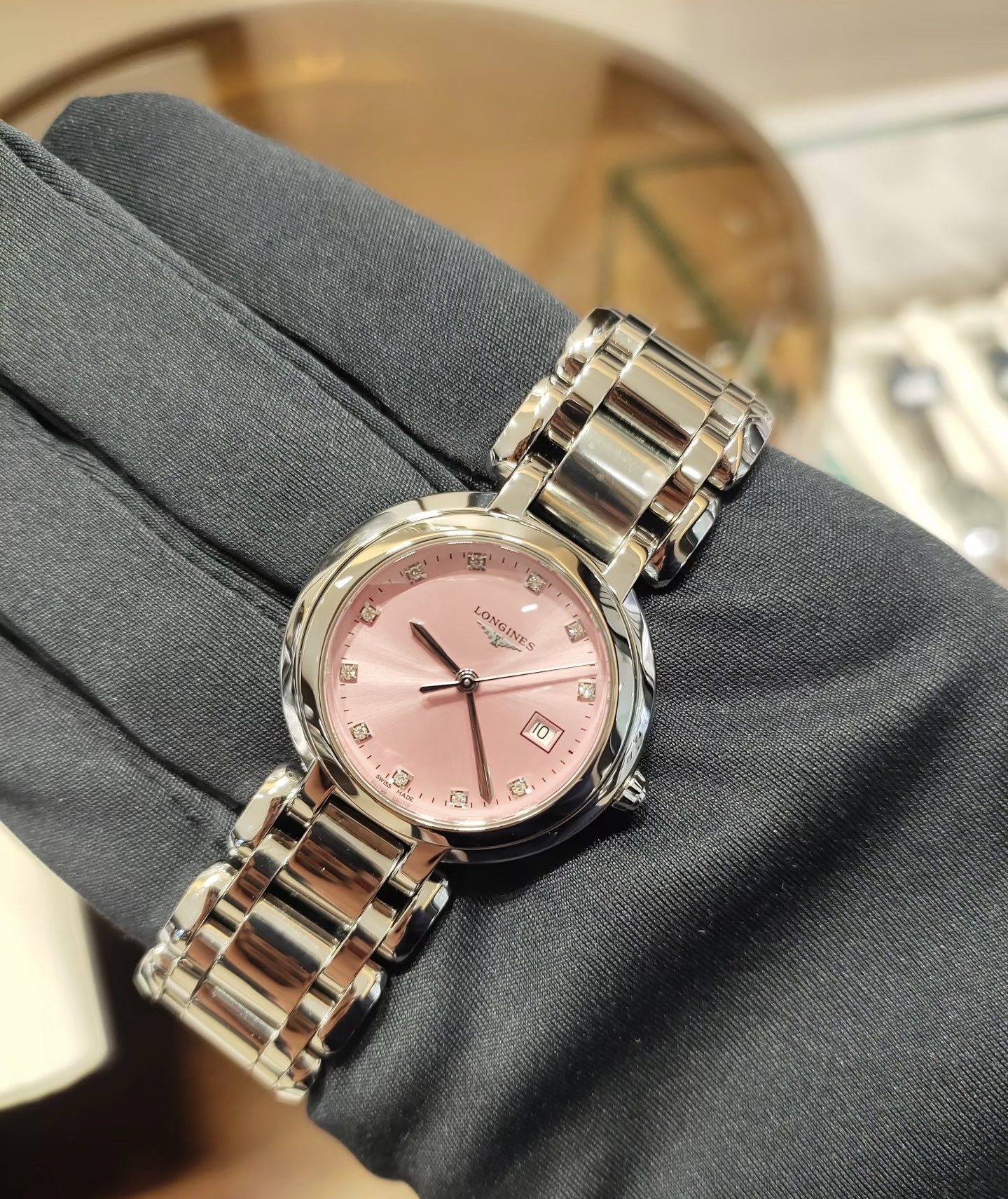 Longines Heart Moon Cherry Blossom Plate